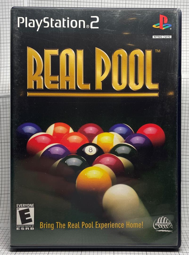 REAL POOL (Sony PS2 PlayStation 2, 2000) CIB Complete In Box ...
