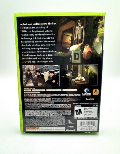 L.A. NOIRE Xbox 360 Complete in Box w/ Manual CIB - Image 5