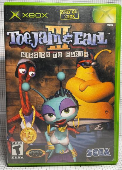 ToeJam and Earl 3 III: Mission to Earth (Microsoft Xbox, 2002) COMPLETE CIB