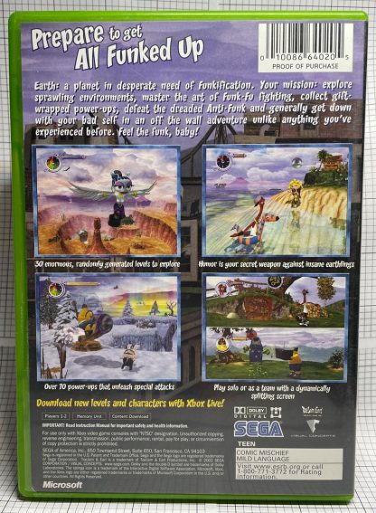 ToeJam and Earl 3 III: Mission to Earth (Microsoft Xbox, 2002) COMPLETE CIB - Image 2