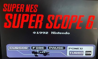 Super Scope 6 Game & Manuals - Super Nintendo SNES - TESTED! - Image 6