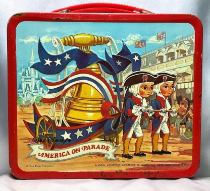 Vintage 1976 Walt Disney America On Parade Metal Lunchbox  - NO Thermos - Image 3