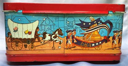 Vintage 1976 Walt Disney America On Parade Metal Lunchbox  - NO Thermos - Image 7