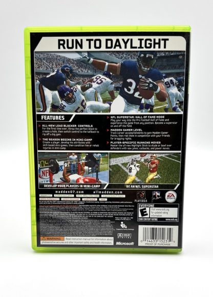 Madden NFL 07 - Xbox 360 EA Sports - In Box w/ manual - Image 3