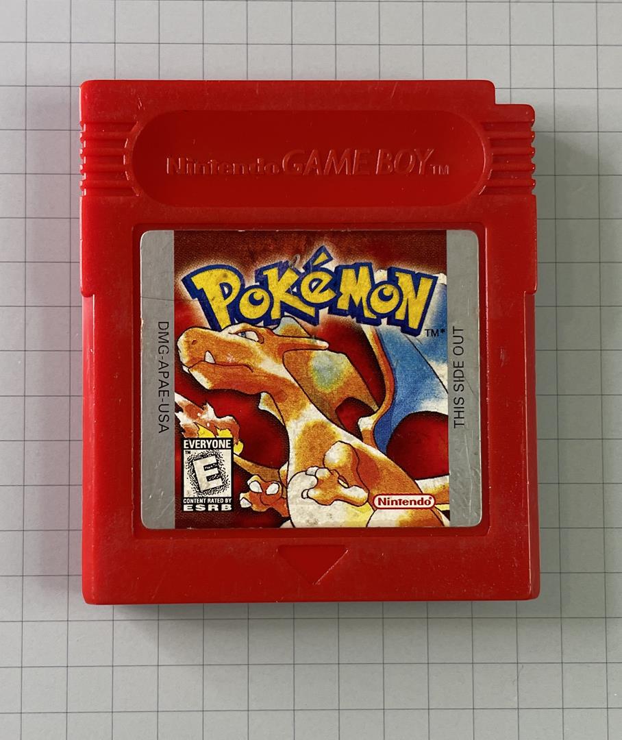 Pokemon Red Version Nintendo GameBoy Game Authentic
