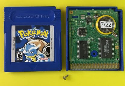 Pokemon Blue (Game Boy Color, 1998) Authentic *NEW BATTERY* w/ Save Game - Image 2