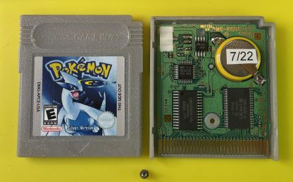 Pokemon Silver (Game Boy Color, 2000) Authentic *NEW BATTERY* & Save Game - Image 2