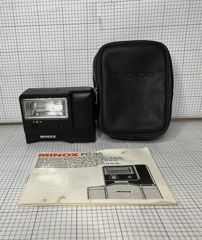 Minox FC 35 Flash For Minox Film Camera W/ Case and Manual