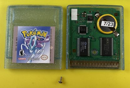 Pokemon: Crystal Version (Game Boy Color), Authentic *NEW BATTERY* W/ Save Game - Image 6