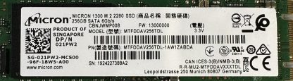 Micron 1300 M.2 2280 MTFDDAV256TDL 021PW2 256GB - Image 2