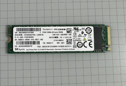 HFS256GD9TNG-L2A0A SK hynix PC601 PCIe Gen3 x4 NVMe 256GB SSD DPN 0988CH