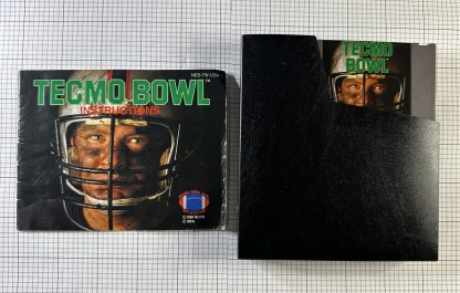 Tecmo Bowl  (Nintendo Entertainment System, 1989) with Manual - WORKING TESTED - Image 2