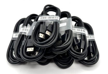 Lot of 6 *NEW* 6ft DisplayPort Cable Male To Male 6 Feet DP V1.2 - OEM Dell 5K1FN16501