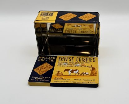 Vintage Delft Holland Che-Cri Cheese Crispies Metal Tin Box - Image 7