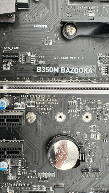 MSI B350M BAZOOKA Motherboard AMD B350 - Includes Ryzen 5 1600 CPU - Image 4