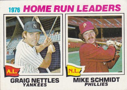 Lot of 3 - 1974 75' 76' Topps Home Run Leaders Mike Schmidt 307, 193, 2 - Image 8