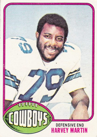 1976 Topps #44 Harvey Martin Dallas Cowboys