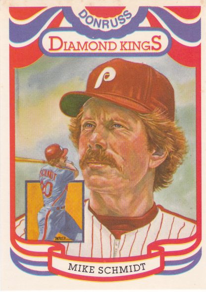 Lot of 2 - 1983 Donruss Mike Schmidt Diamond Kings 23, 183 - Image 4