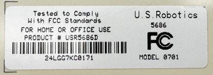 1998 US Robotics Sportster 0701 External 56k V.90 Faxmodem 5686-03 - Image 2