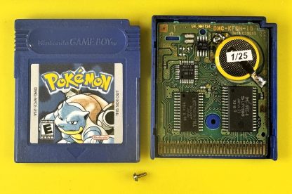 Pokemon Blue (Game Boy Color, 1998) Authentic *NEW BATTERY* w/ Save Game - Image 5