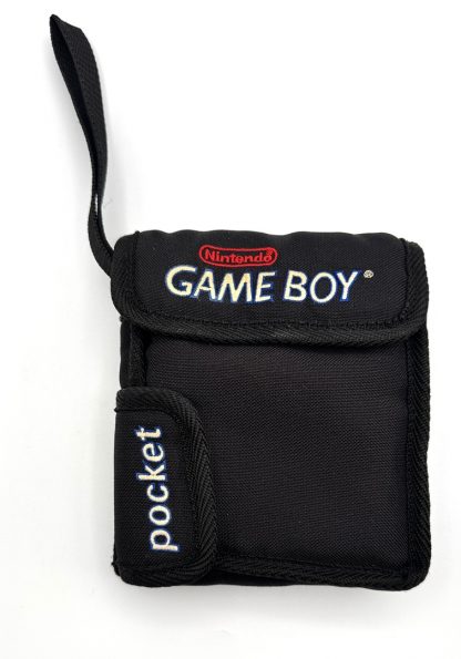 Vintage Original Nintendo Game Boy Pocket  Soft Travel Bag Carrying Case Black (NICE!)