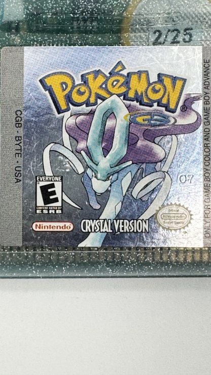 Pokemon: Crystal Version (Game Boy Color), Authentic *NEW Battery* W/ Save Game - NEAR MINT - Image 9