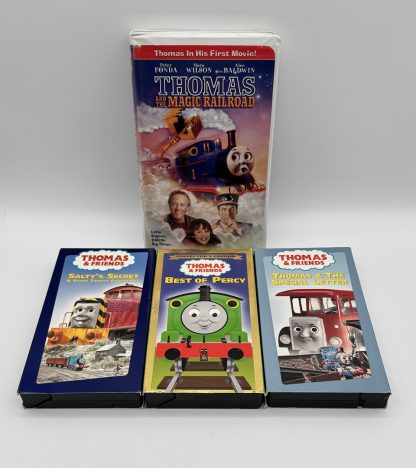 LOT OF 4 - Vintage Thomas The Tank Engine & Friends (VHS 1998-2002)