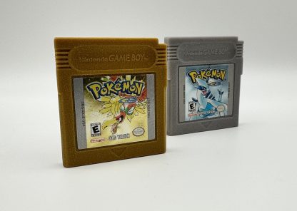 Set of Authentic Pokemon Gold and Pokemon Silver (Game Boy Color)- New Battery & Full Save Game