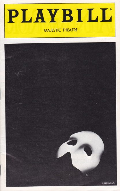 Phantom of the Opera Playbill 1996 - Majestic Theatre