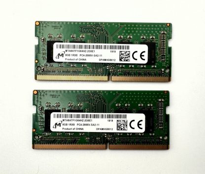 16GB KIT - 2x 8GB Micron PC4-2666V Laptop RAM DDR4 21300 MTA8ATF1G64HZ-2G6E1